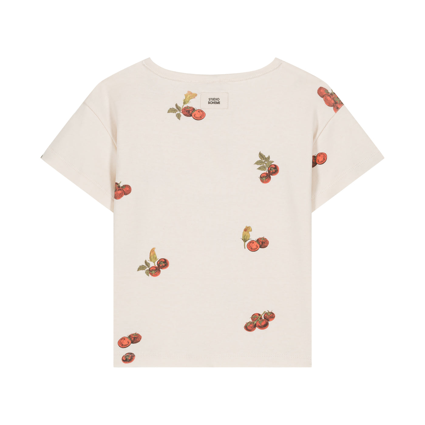 【STUDIO BOHEME】【予約】　T-SHIRT ORSO ECRU TOMATO Tシャツ 12m,18m,24m,36m,4y  | Coucoubebe/ククベベ