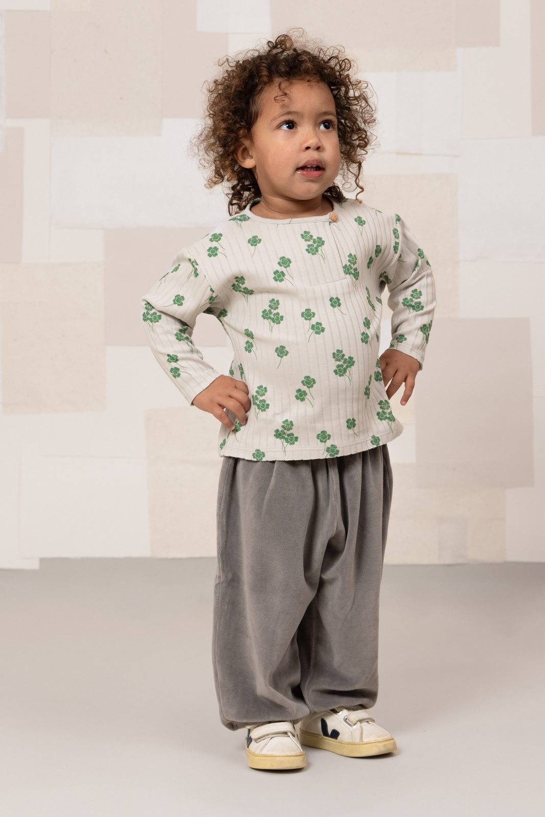 【STUDIO BOHEME】【9月上旬発送】PORGY PANTS GREY FLANNEL パンツ 12m,18m,24m,36m,4y  | Coucoubebe/ククベベ