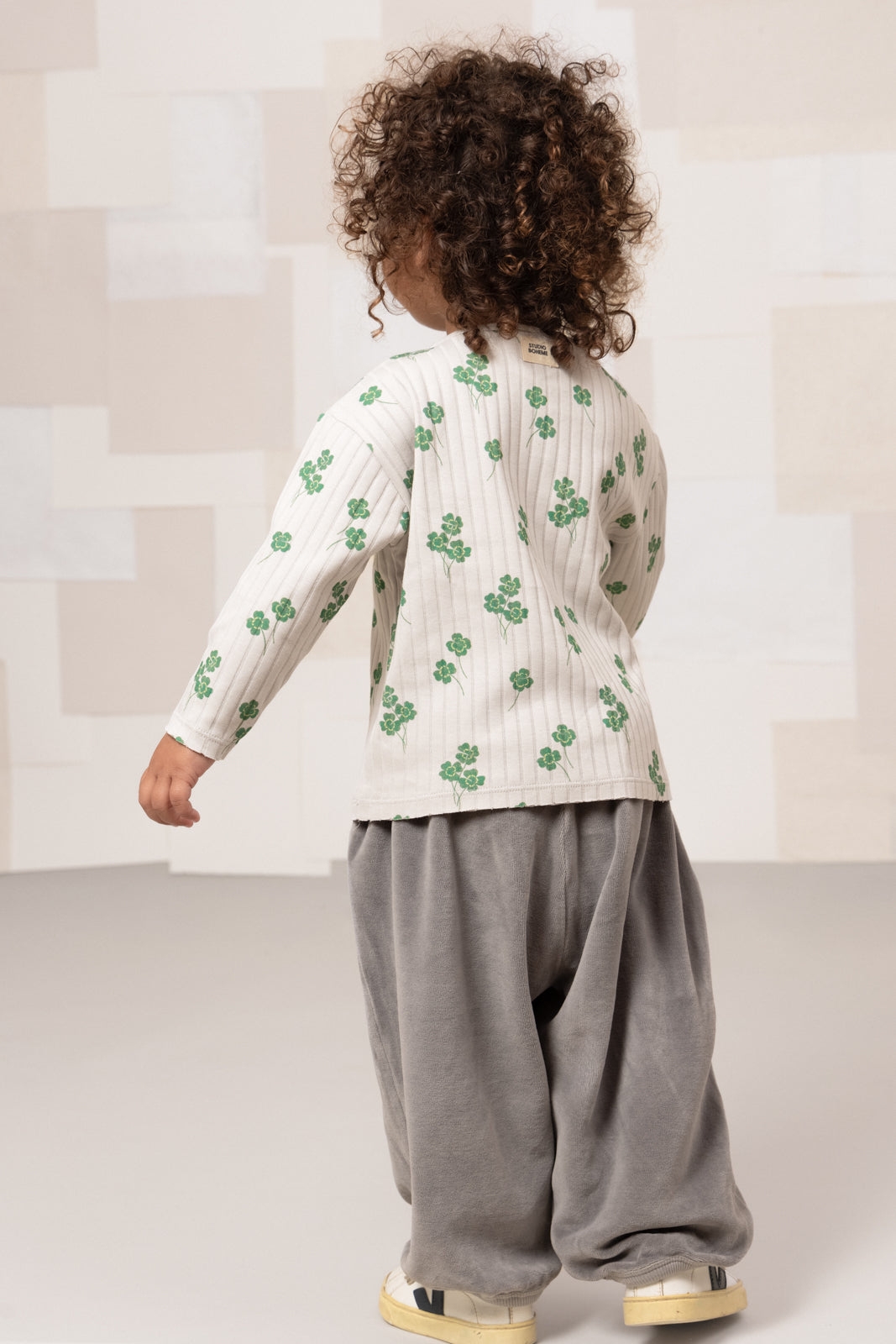 【STUDIO BOHEME】【9月上旬発送】PORGY PANTS GREY FLANNEL パンツ 12m,18m,24m,36m,4y  | Coucoubebe/ククベベ