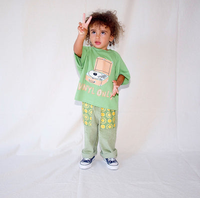 【SAUCE mini】TWIRL PANT RETRO GREEN パンツ 12-18ｍ,2-3Y,3-4Y（Sub Image-3） | Coucoubebe/ククベベ