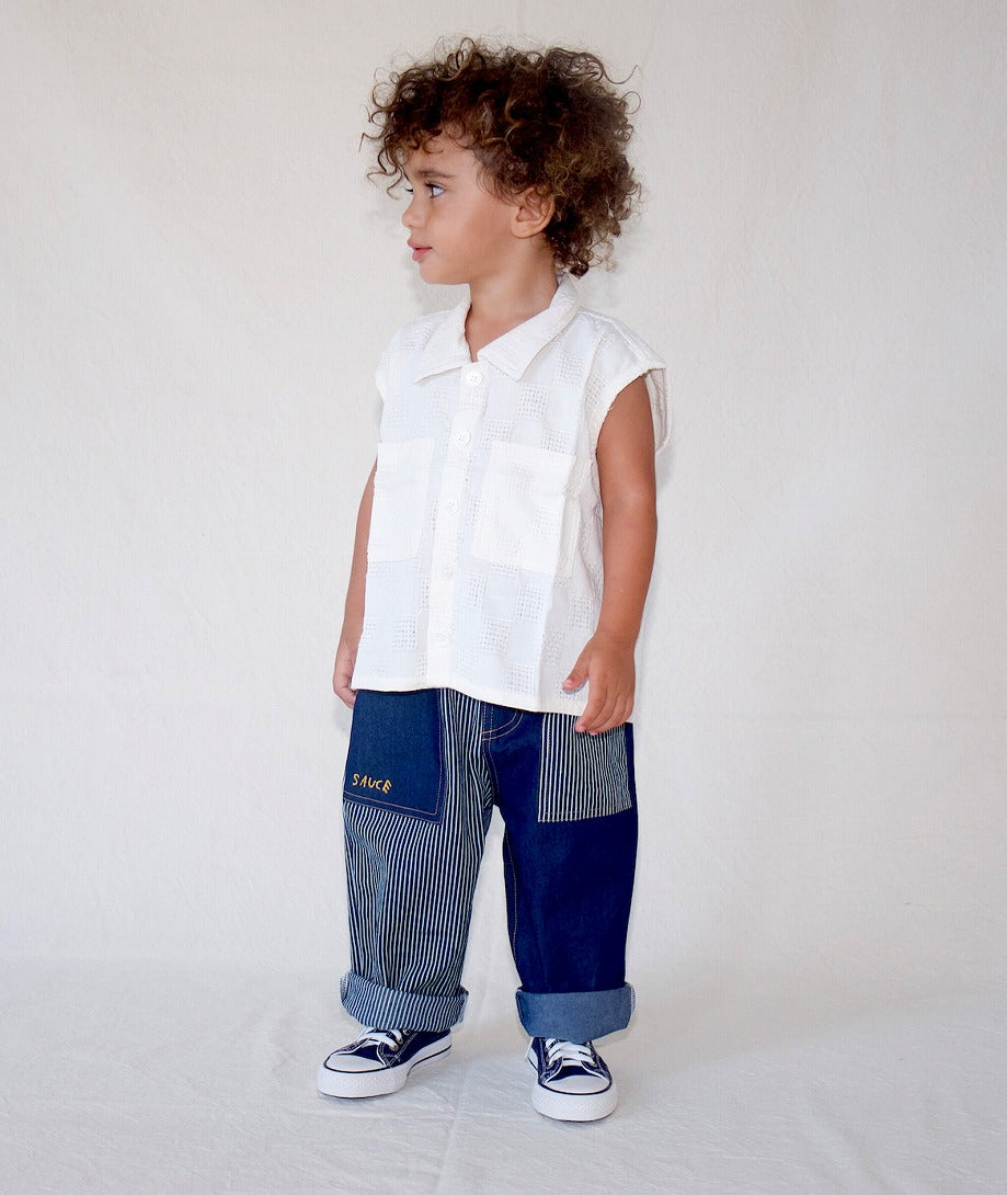 【SAUCE mini】TWIRL PANT STRIPE パンツ 12-18ｍ,2-3Y,3-4Y  | Coucoubebe/ククベベ