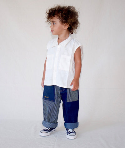 【SAUCE mini】TWIRL PANT STRIPE パンツ 12-18ｍ,2-3Y,3-4Y（Sub Image-3） | Coucoubebe/ククベベ