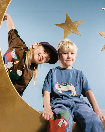 【The Campamento】Campfire Friends Kids Tshirt  半袖Tシャツ 2y,3y,4y（Sub Image-5） | Coucoubebe/ククベベ