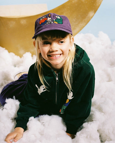 【The Campamento】Happy Houses Kids Zipped Sweatshirt スウェット 3y,4y（Sub Image-5） | Coucoubebe/ククベベ