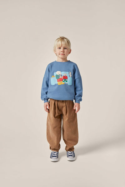 【The Campamento】Campfire Friends Washed Trousers パンツ 2y,3y,4y（Sub Image-3） | Coucoubebe/ククベベ