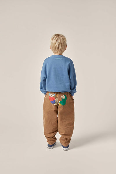 【The Campamento】Campfire Friends Washed Trousers パンツ 2y,3y,4y（Sub Image-4） | Coucoubebe/ククベベ