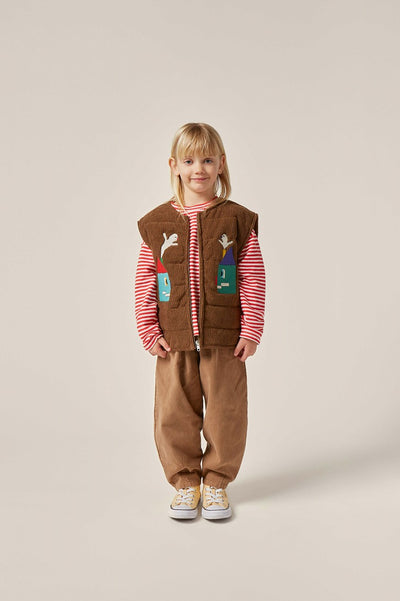 【The Campamento】Campfire Friends Washed Trousers パンツ 2y,3y,4y（Sub Image-9） | Coucoubebe/ククベベ