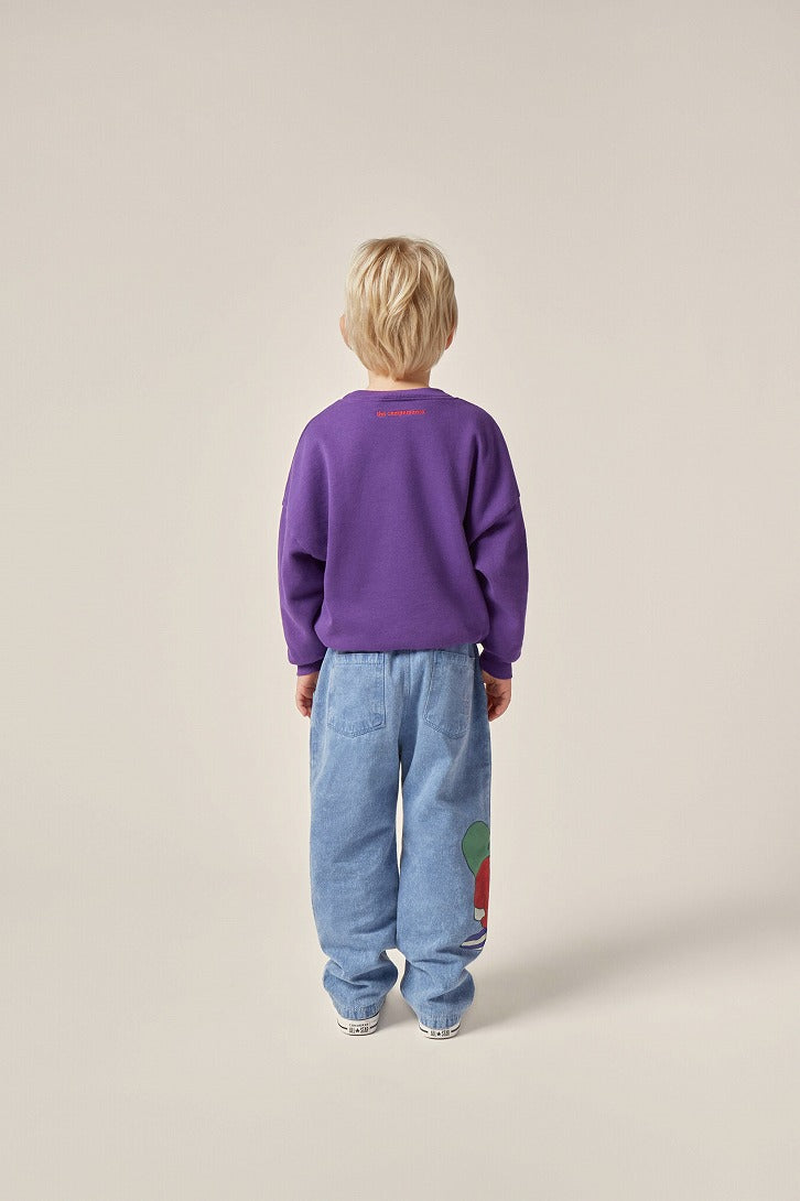 【The Campamento】Festive Dog Denim Trousers パンツ 3y,4y,5/6y  | Coucoubebe/ククベベ