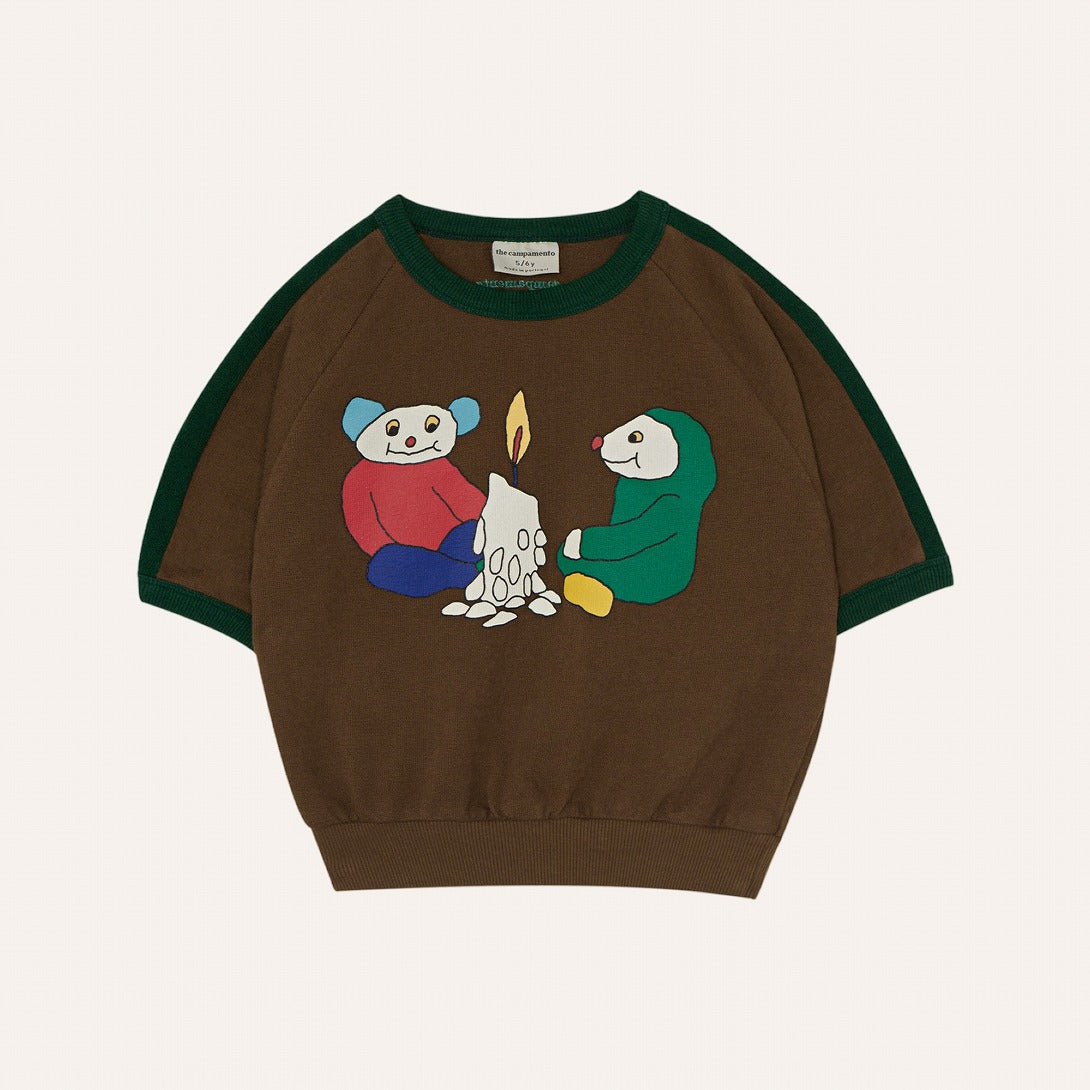 【The Campamento】Campfire Friends Kids Tshirt  半袖Tシャツ 2y,3y,4y  | Coucoubebe/ククベベ