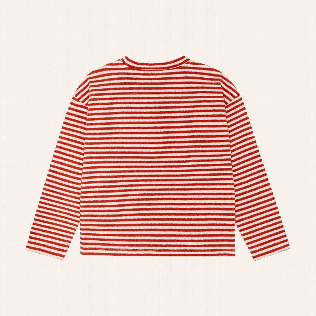 【The Campamento】Red Striped Kids Tshirt 長袖Tシャツ 2y,3y,4y  | Coucoubebe/ククベベ