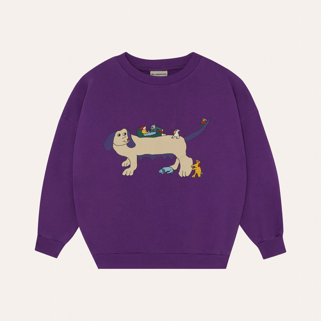 【The Campamento】Playful Dogs Kids Sweatshirt スウェット 3y,4y  | Coucoubebe/ククベベ