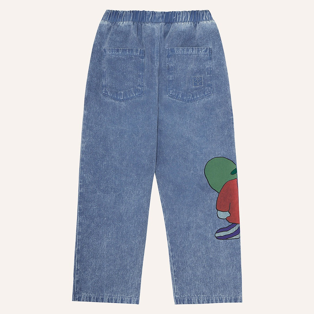 【The Campamento】Festive Dog Denim Trousers パンツ 3y,4y,5/6y  | Coucoubebe/ククベベ