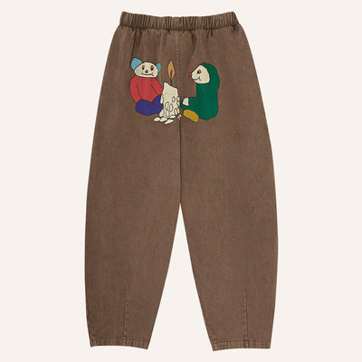 【The Campamento】Campfire Friends Washed Trousers パンツ 2y,3y,4y（Sub Image-2） | Coucoubebe/ククベベ
