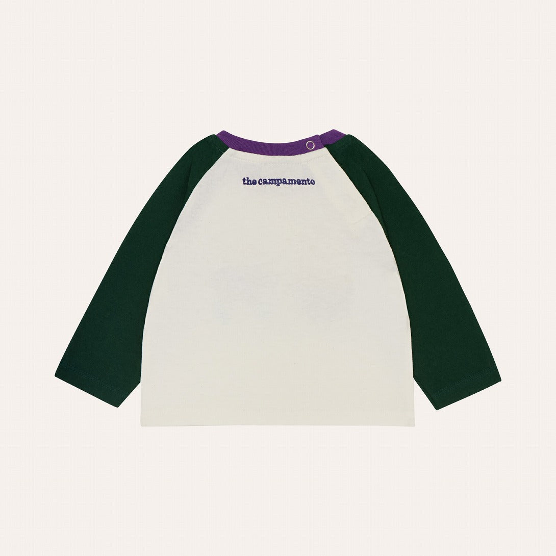 【The Campamento】Big Ice Cream Baby Tshirt 長袖Tシャツ 12/18m,18/24m  | Coucoubebe/ククベベ