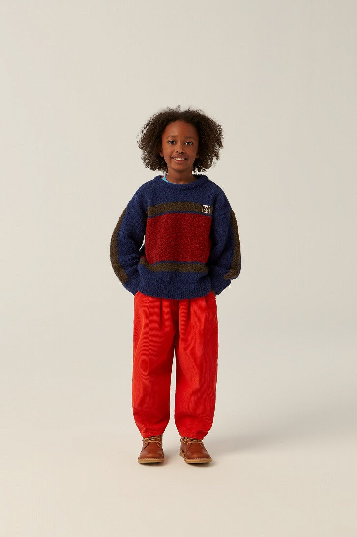 【The Campamento】RED CORDUROY TROUSERS Red パンツ 2y,3y,4y  | Coucoubebe/ククベベ