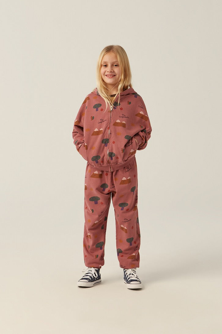 【The Campamento】MOUNTAINS ZIPPED SWEATSHIRT Purple スウェット 2y,3y,4y  | Coucoubebe/ククベベ
