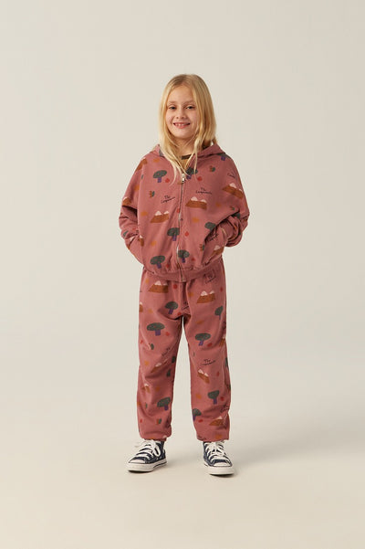 【The Campamento】MOUNTAINS ZIPPED SWEATSHIRT Purple スウェット 2y,3y,4y（Sub Image-3） | Coucoubebe/ククベベ