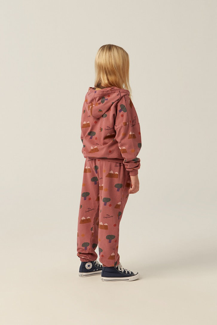 【The Campamento】MOUNTAINS ZIPPED SWEATSHIRT Purple スウェット 2y,3y,4y  | Coucoubebe/ククベベ