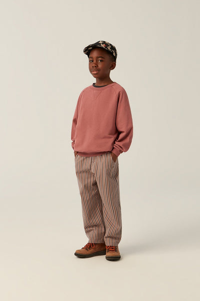 【The Campamento】GREY STRIPES TROUSERS Purple パンツ 2y,3y,4y（Sub Image-7） | Coucoubebe/ククベベ