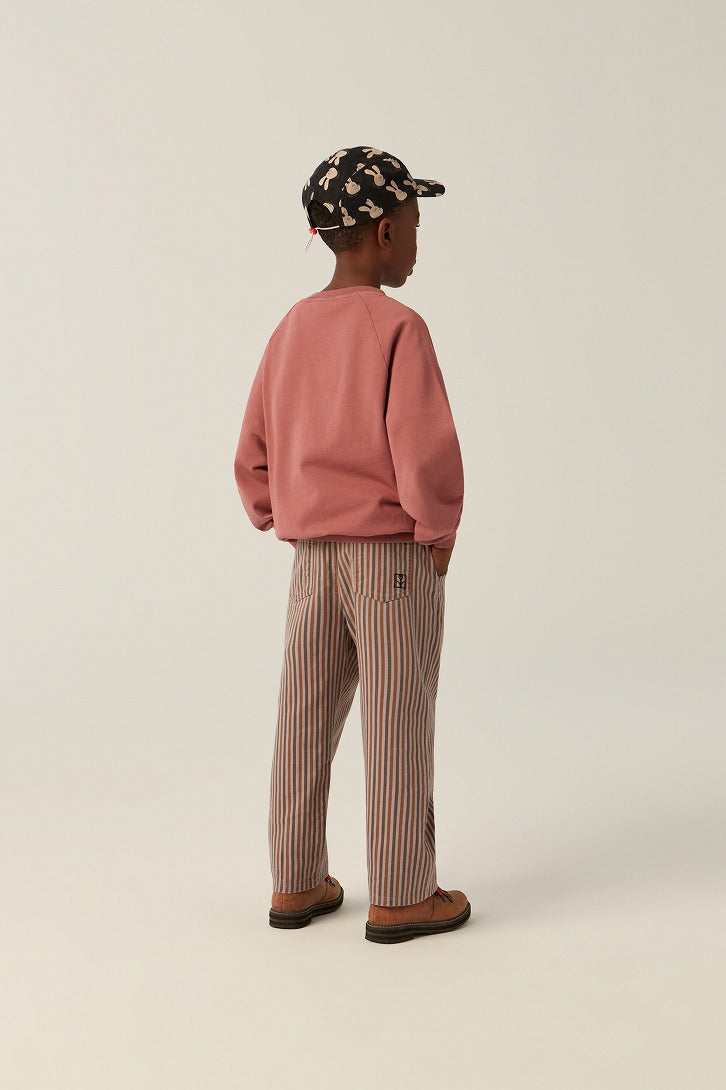 【The Campamento】GREY STRIPES TROUSERS Purple パンツ 2y,3y,4y  | Coucoubebe/ククベベ