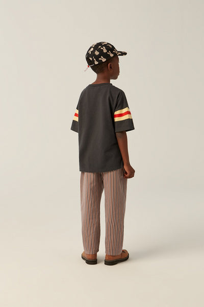 【The Campamento】GREY STRIPES TROUSERS Purple パンツ 2y,3y,4y（Sub Image-10） | Coucoubebe/ククベベ