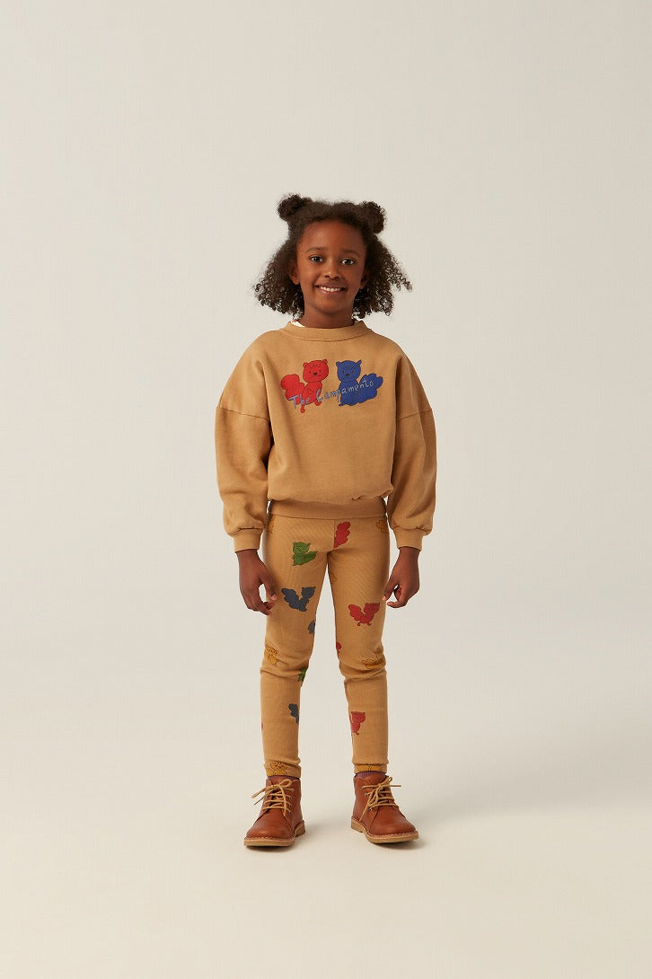 【The Campamento】MULTICOLOR SQUIRRELS LEGGINGS Camel レギンス 2y,3y,4y  | Coucoubebe/ククベベ