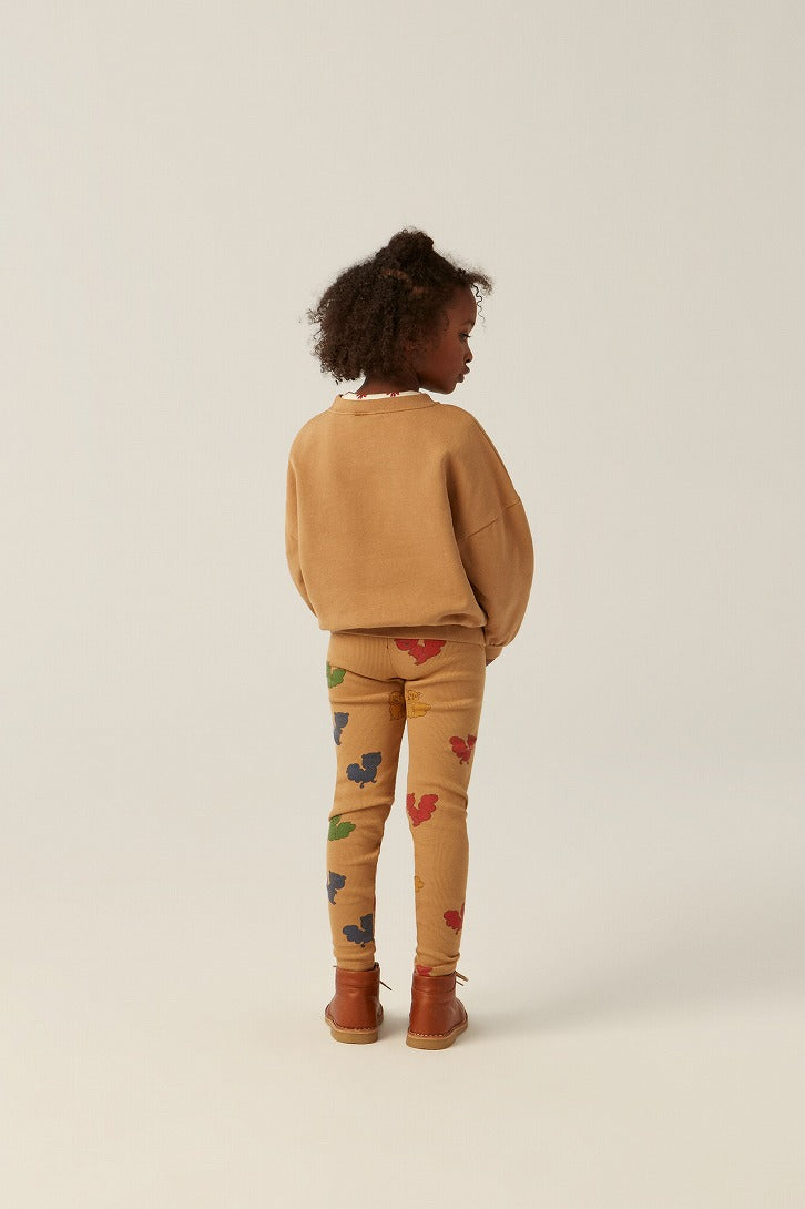 【The Campamento】MULTICOLOR SQUIRRELS LEGGINGS Camel レギンス 2y,3y,4y  | Coucoubebe/ククベベ