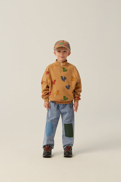 【The Campamento】MULTICOLOR SQUIRRELS CAP Camel 帽子 S,M（Sub Image-8） | Coucoubebe/ククベベ