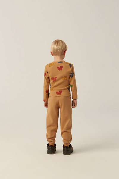 【The Campamento】MULTICOLOR SQUIRRELS TSHIRT Camel 長袖Tシャツ 2y,3y,4y（Sub Image-4） | Coucoubebe/ククベベ