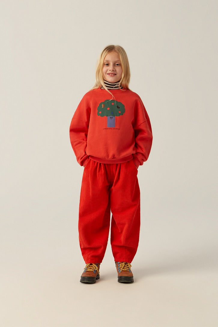 【The Campamento】RED CORDUROY TROUSERS Red パンツ 2y,3y,4y  | Coucoubebe/ククベベ