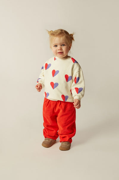 【The Campamento】RED CORDUROY BABY TROUSERS Red パンツ 12/18m,18/24m（Sub Image-5） | Coucoubebe/ククベベ