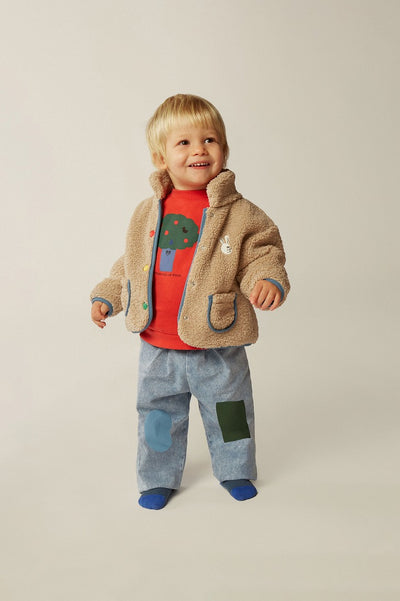 【The Campamento】ECRU TEDDY BABY JACKET Ecru ジャケット 12/18m,18/24m（Sub Image-3） | Coucoubebe/ククベベ
