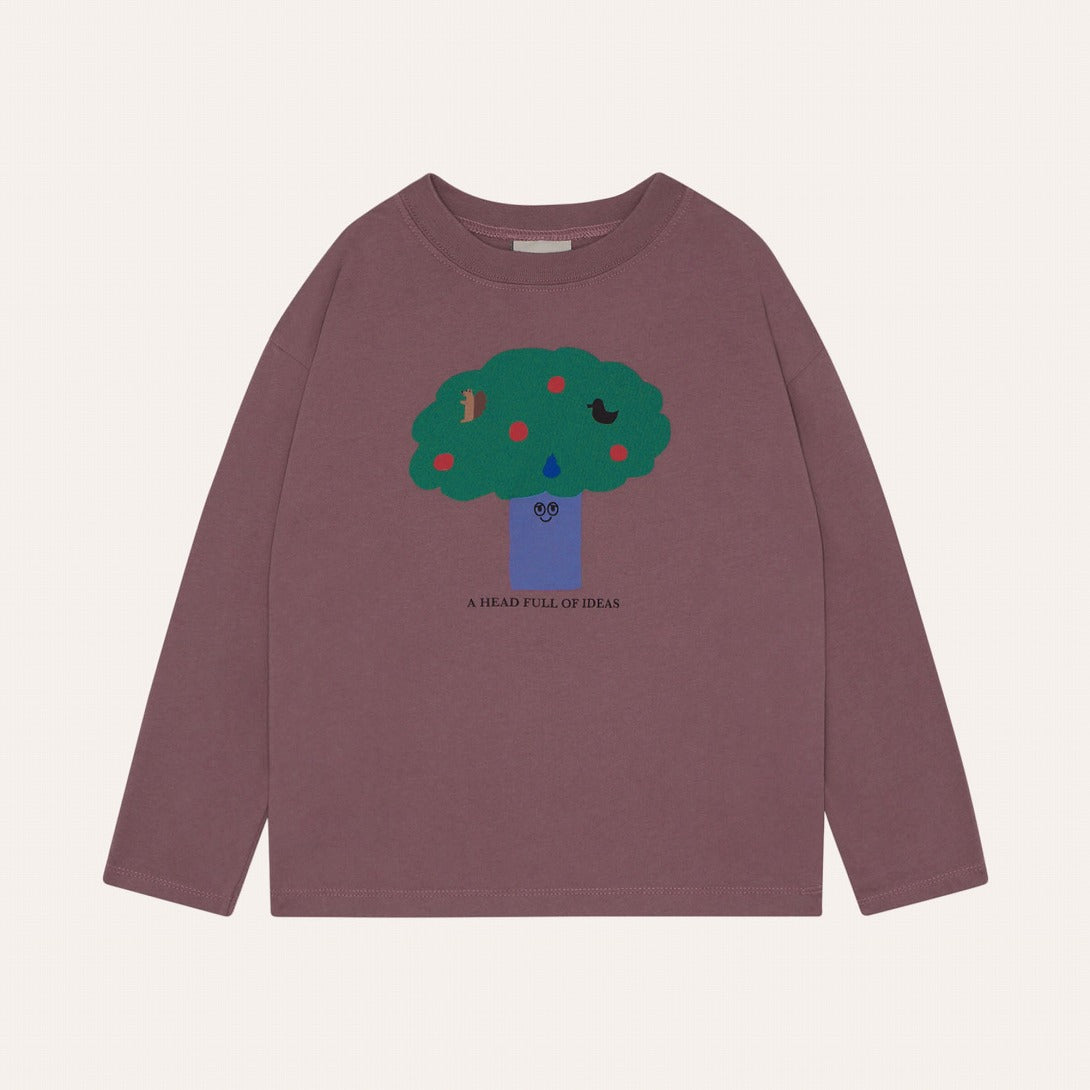 【The Campamento】BIG TREE TSHIRT Purple 長袖Tシャツ 2y,3y,4y  | Coucoubebe/ククベベ