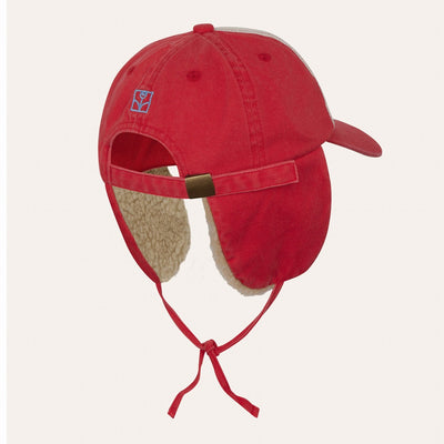 【The Campamento】THE CAMPAMENTO RED CAP Red 帽子 S,M（Sub Image-2） | Coucoubebe/ククベベ