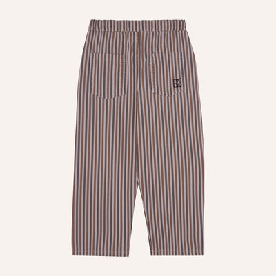 【The Campamento】GREY STRIPES TROUSERS Purple パンツ 2y,3y,4y（Sub Image-2） | Coucoubebe/ククベベ