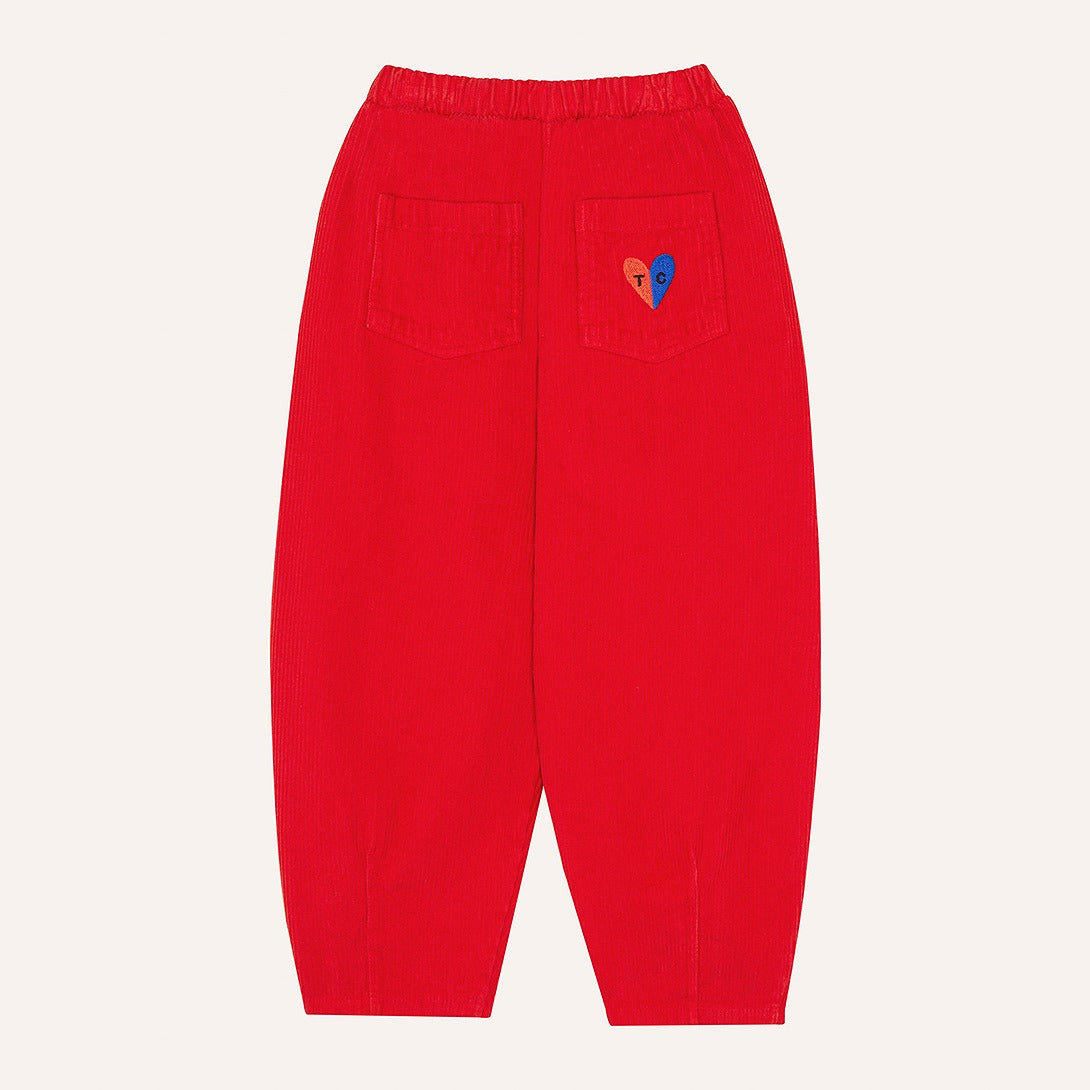 【The Campamento】RED CORDUROY TROUSERS Red パンツ 2y,3y,4y  | Coucoubebe/ククベベ