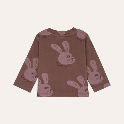 【The Campamento】RABBIT BROWN BABY TSHIRT Brown 長袖Tシャツ 12/18m,18/24m（Sub Image-2） | Coucoubebe/ククベベ