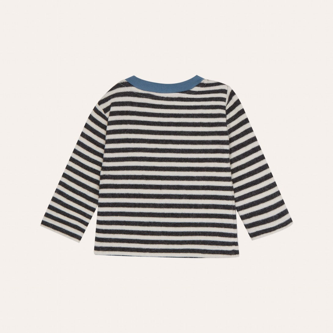 【The Campamento】BICOLOR STRIPES BABY TSHIRT Navy 長袖Tシャツ 12/18m,18/24m  | Coucoubebe/ククベベ