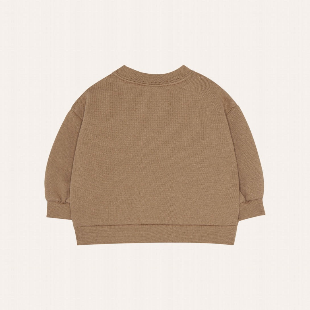 【The Campamento】SQUIRRELS BABY SWEATSHIRT Camel スウェット 12/18m,18/24m  | Coucoubebe/ククベベ