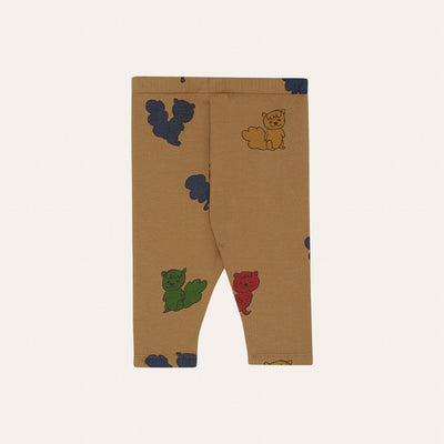 【The Campamento】MULTICOLOR SQUIRRELS BABY LEGGINGS Camel レギンス 12/18m,18/24m（Sub Image-2） | Coucoubebe/ククベベ