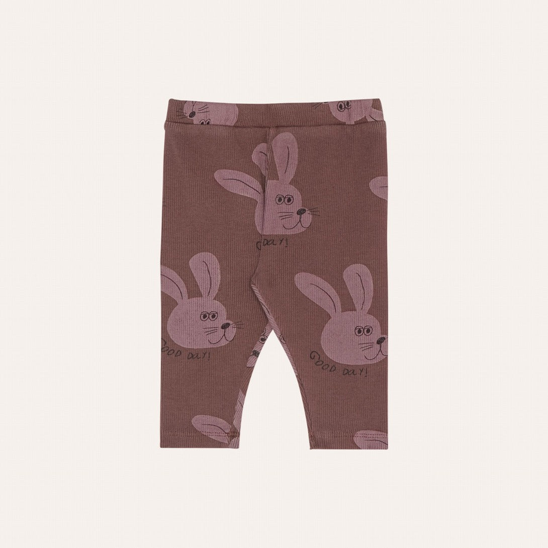 【The Campamento】RABBITS BROWN BABY LEGGINGS Brown レギンス 12/18m,18/24m  | Coucoubebe/ククベベ