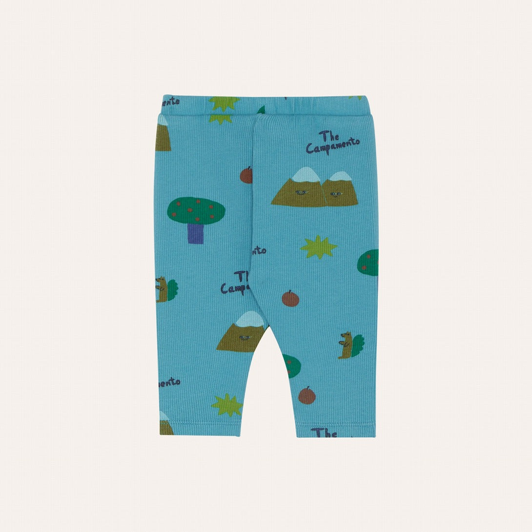 【The Campamento】MOUNTAINS BLUE BABY LEGGINGS Blue レギンス 6/9m,9/12m,12/18m  | Coucoubebe/ククベベ
