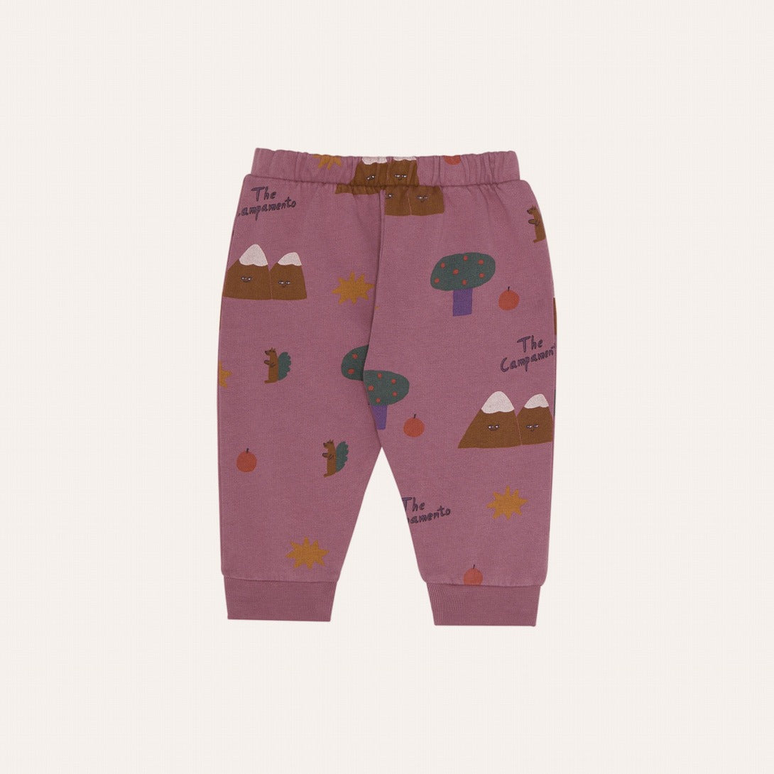 【The Campamento】MOUNTAINS PURPLE BABY JOGGING Purple パンツ 12/18m,18/24m  | Coucoubebe/ククベベ
