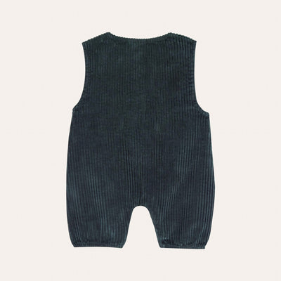 【The Campamento】GREY CORDUROY BABY ROMPER Grey ロンパース 9/12m,12/18m,18/24m（Sub Image-2） | Coucoubebe/ククベベ