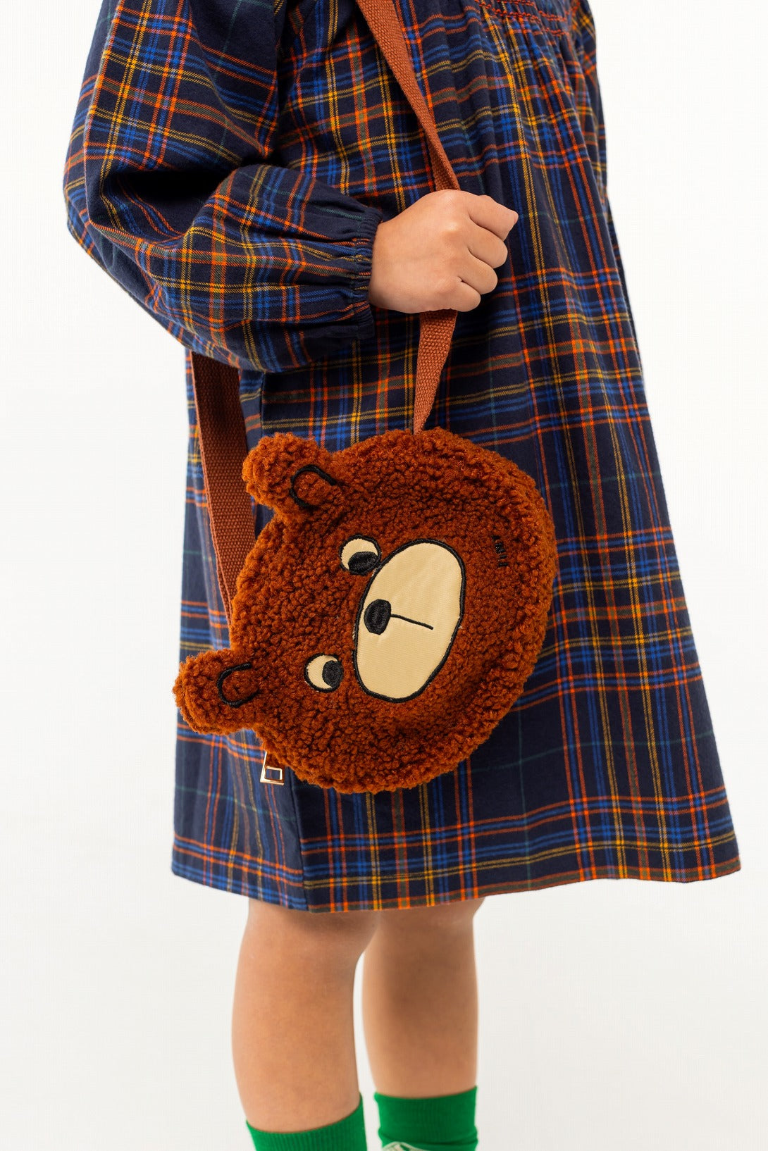 【tinycottons】BEAR BAG brown バッグ  | Coucoubebe/ククベベ