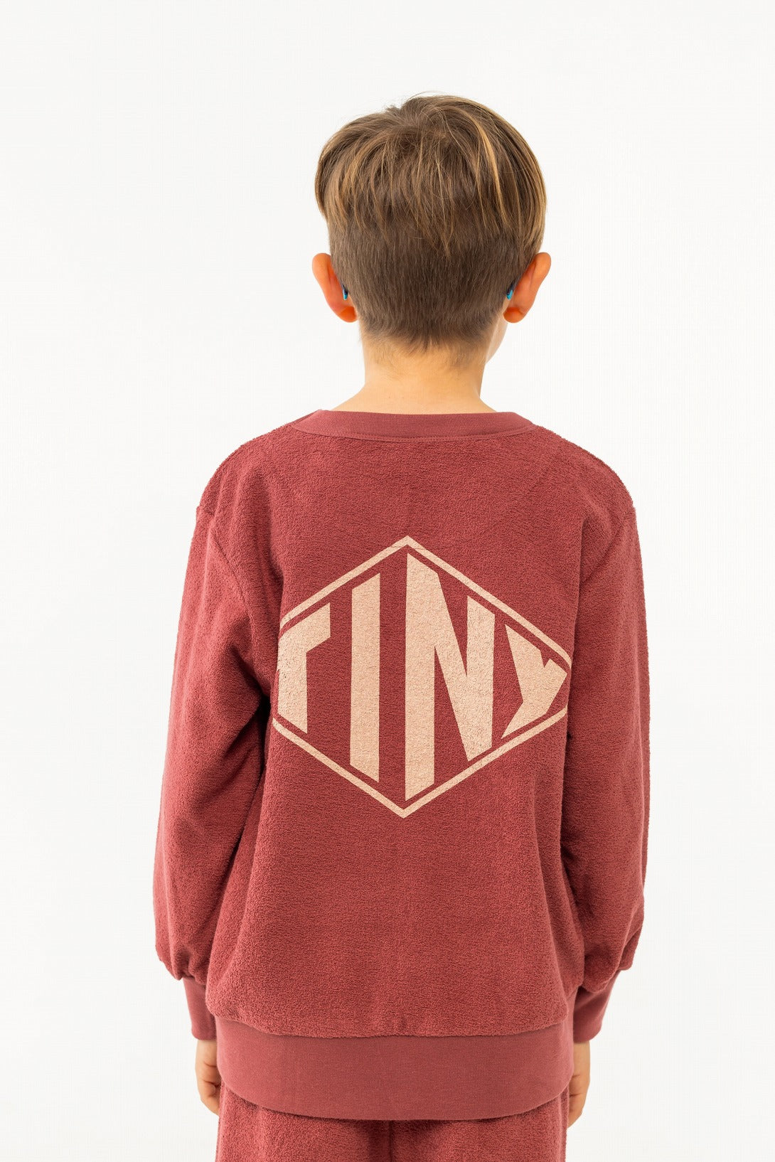 【tinycottons】DIAMOND TINY SWEATSHIRT burgundy スウェット 2y,4y,6y  | Coucoubebe/ククベベ