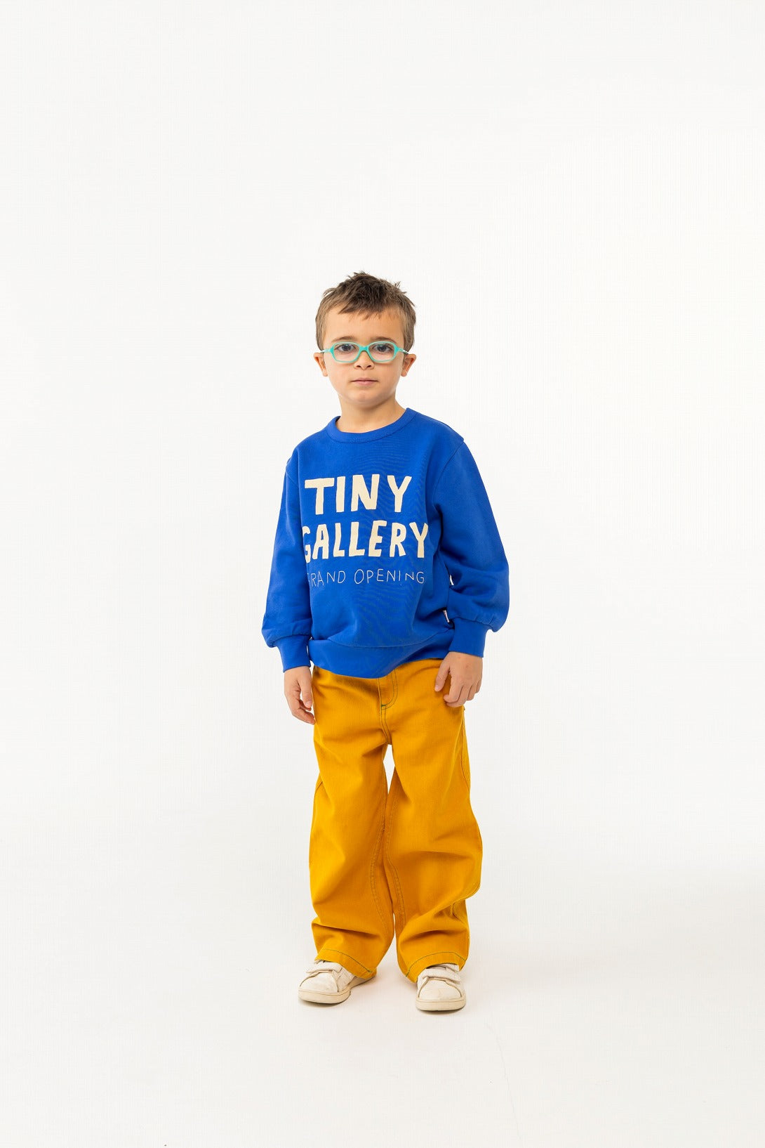 【tinycottons】TINY GALLERY SWEATSHIRT ultramarine スウェット 2y,4y,6y  | Coucoubebe/ククベベ