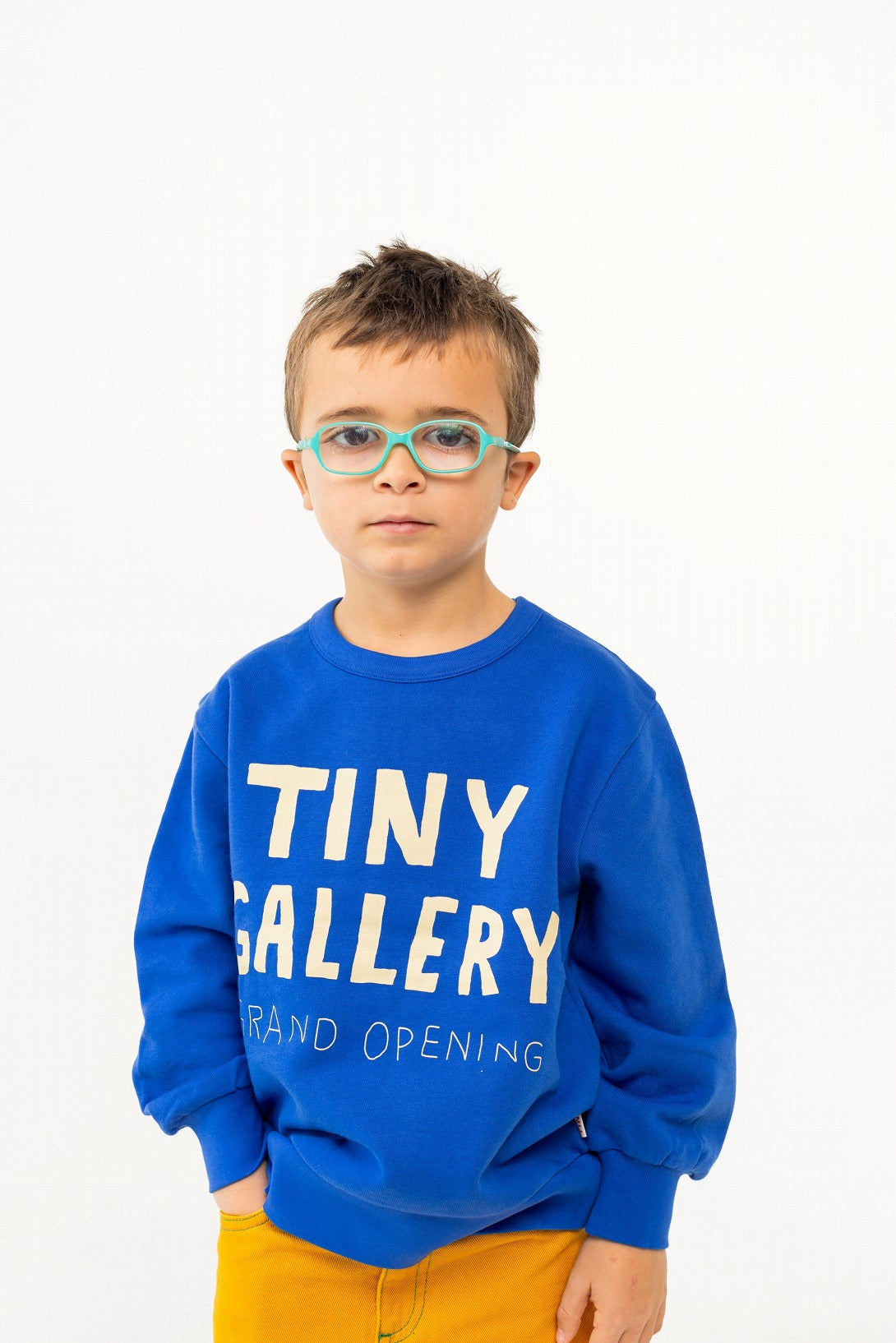 【tinycottons】TINY GALLERY SWEATSHIRT ultramarine スウェット 2y,4y,6y  | Coucoubebe/ククベベ