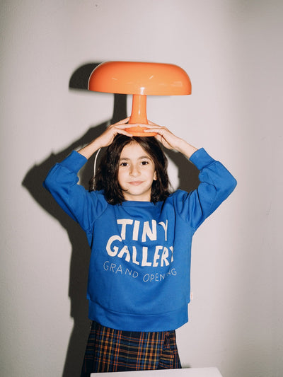 【tinycottons】TINY GALLERY SWEATSHIRT ultramarine スウェット 2y,4y,6y（Sub Image-4） | Coucoubebe/ククベベ