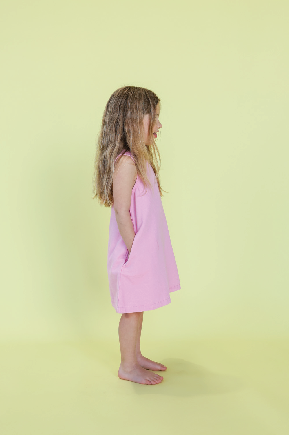 【GROWN】Organic Shift Denim Dress Candy ワンピース 12-18m,18-24m,2-3y  | Coucoubebe/ククベベ